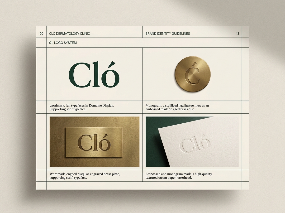 Cló logo system