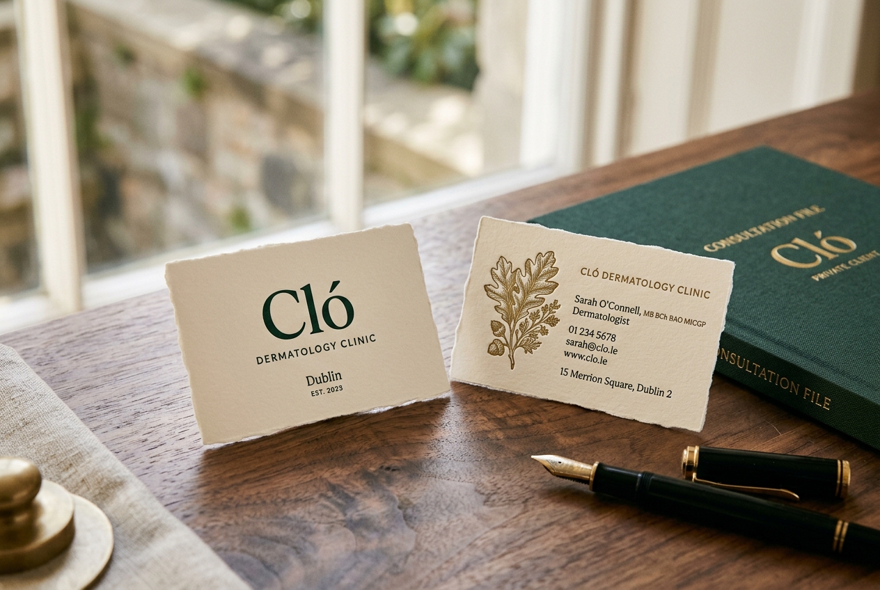 Cló business card