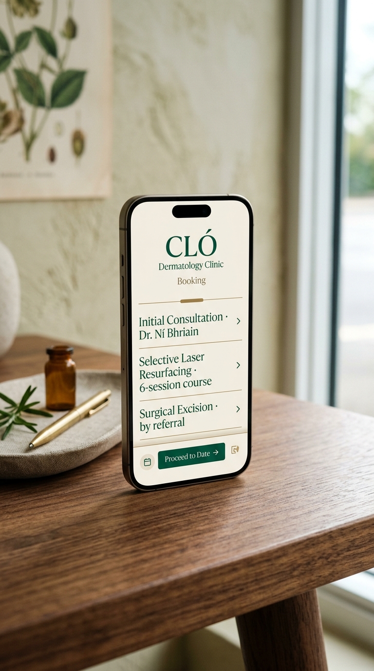 Cló app booking